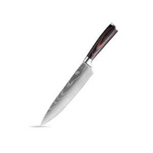 cuchillo acero inoxidable aleman mango pakkawood