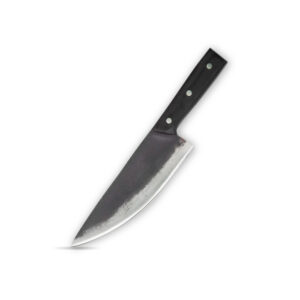 Cuchillo Serbio 8” de Acero Forjado Funda de Cuero | Estilo y Potencia