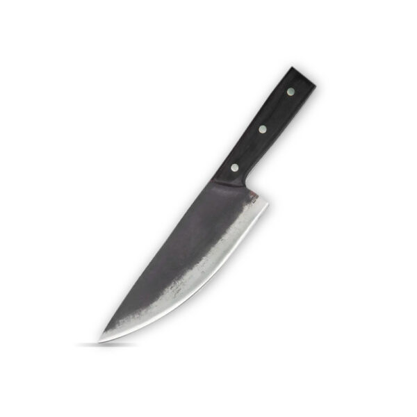 Cuchillo Serbio 8” de Acero Forjado Funda de Cuero | Estilo y Potencia