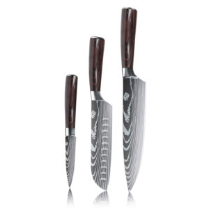 Juego De Cuchillos Chef Gastronomia - Cuchillo de Chef Profesional Yusenzu